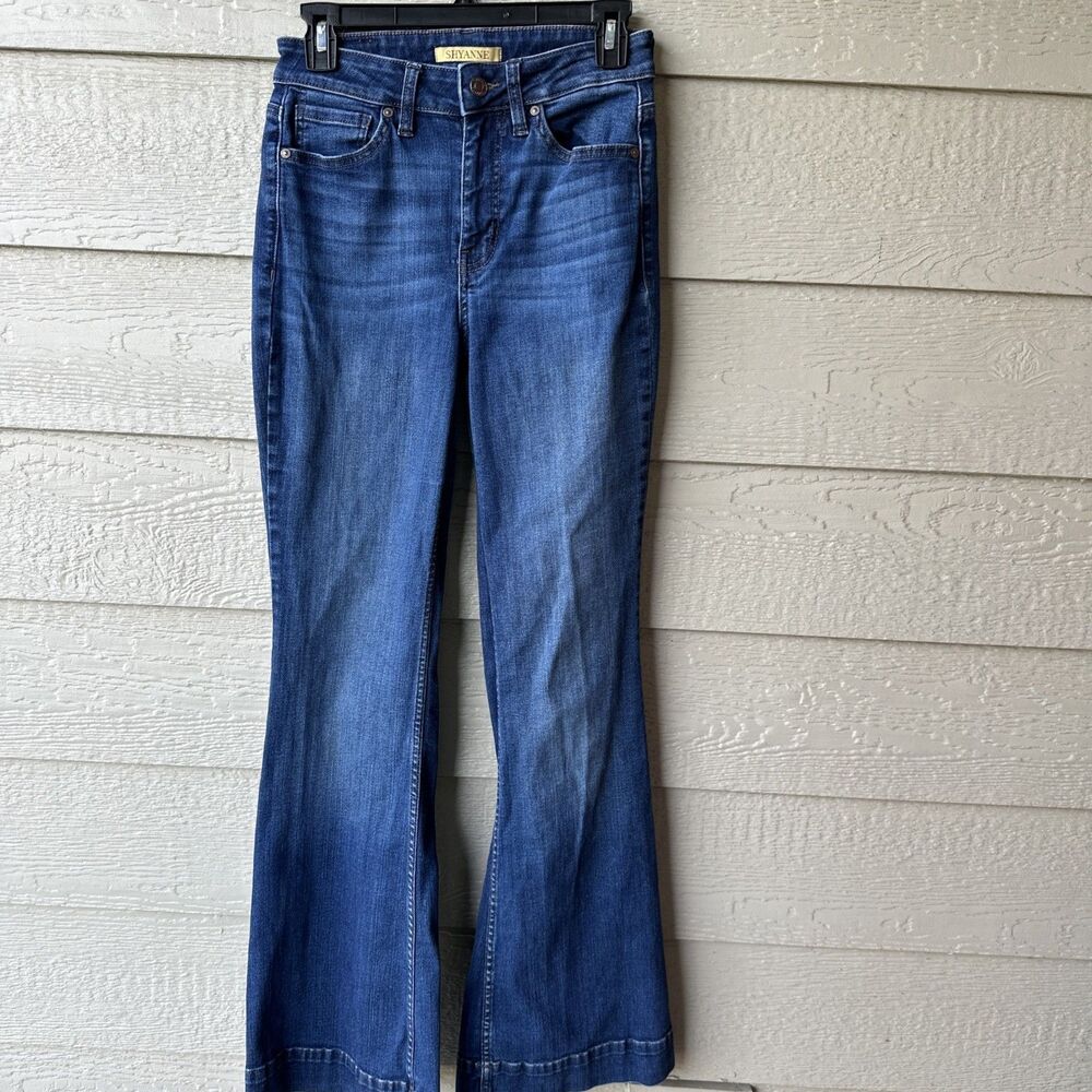 Shyanne Women's 27x34 Joni High Rise Trouser Stretch Denim Western Cowgirl Jeans